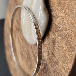 B2835 spackled roads silver tone‎ bracelet